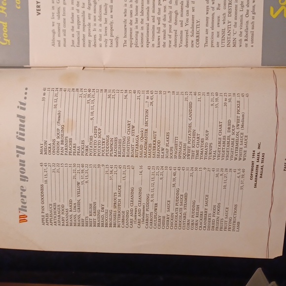 Vintage 1954 Saladmaster Recipe Book - Picture 3 of 10